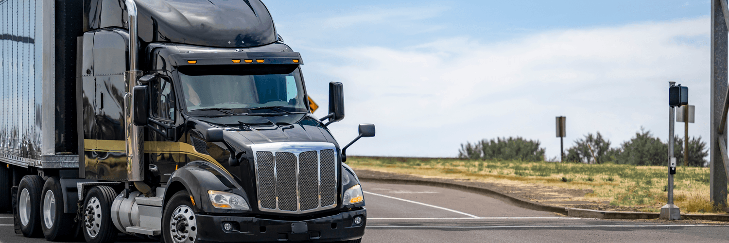 Transport Truck driving to truck shop repair near me