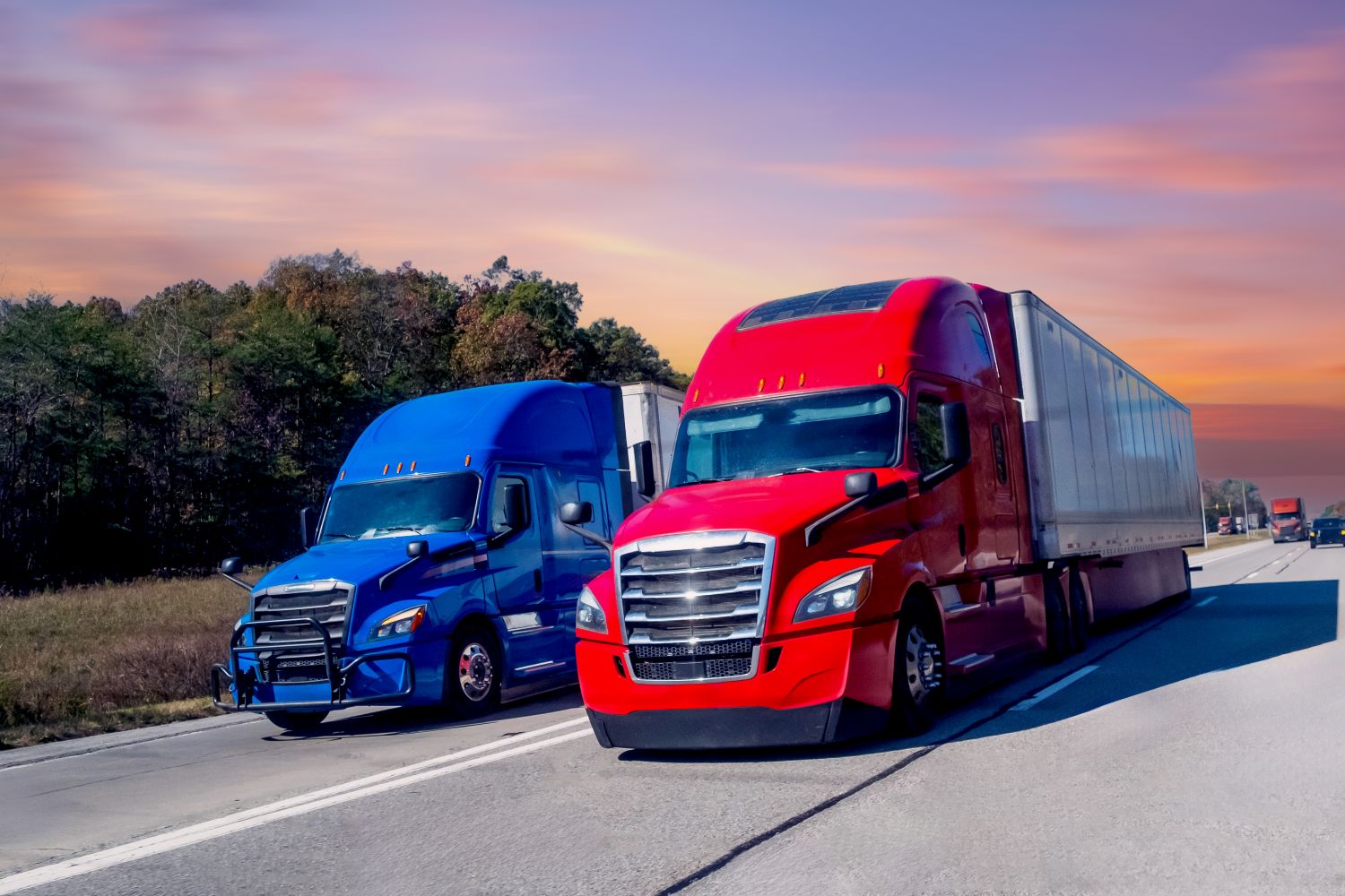 semi truck going to a commercial tire shop near me